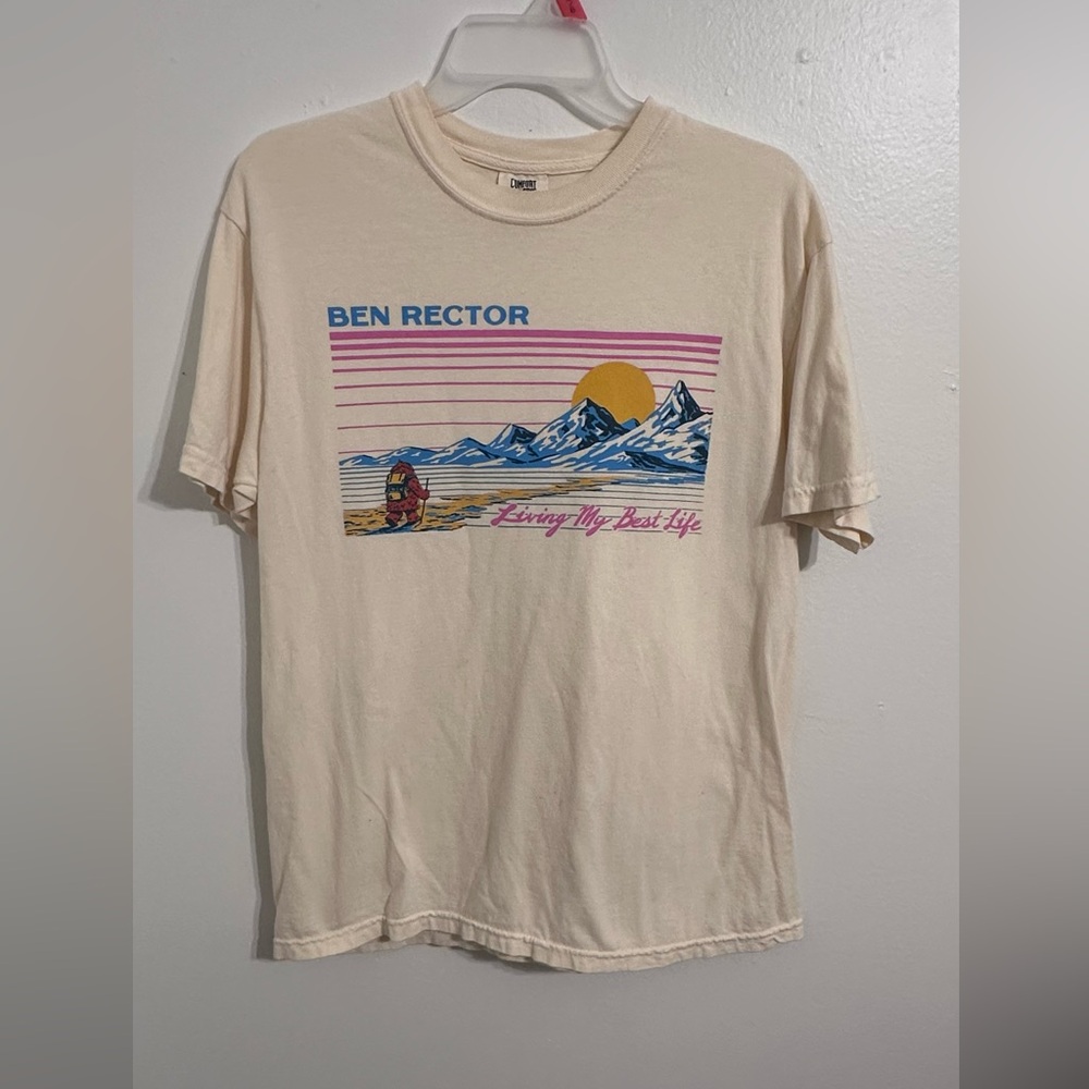 Cream Graphic Ben Rector T-Shirt